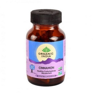 Organic India CINNAMON, 60 Capsules, Healthy Digestion